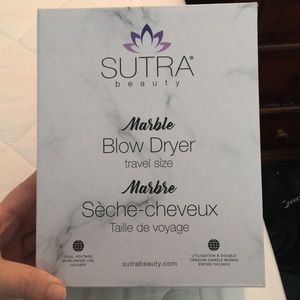COPY - SUTRA BEAUTY marble travel size Blow Dryer